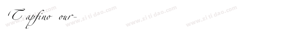 LTZapfino Four字体转换